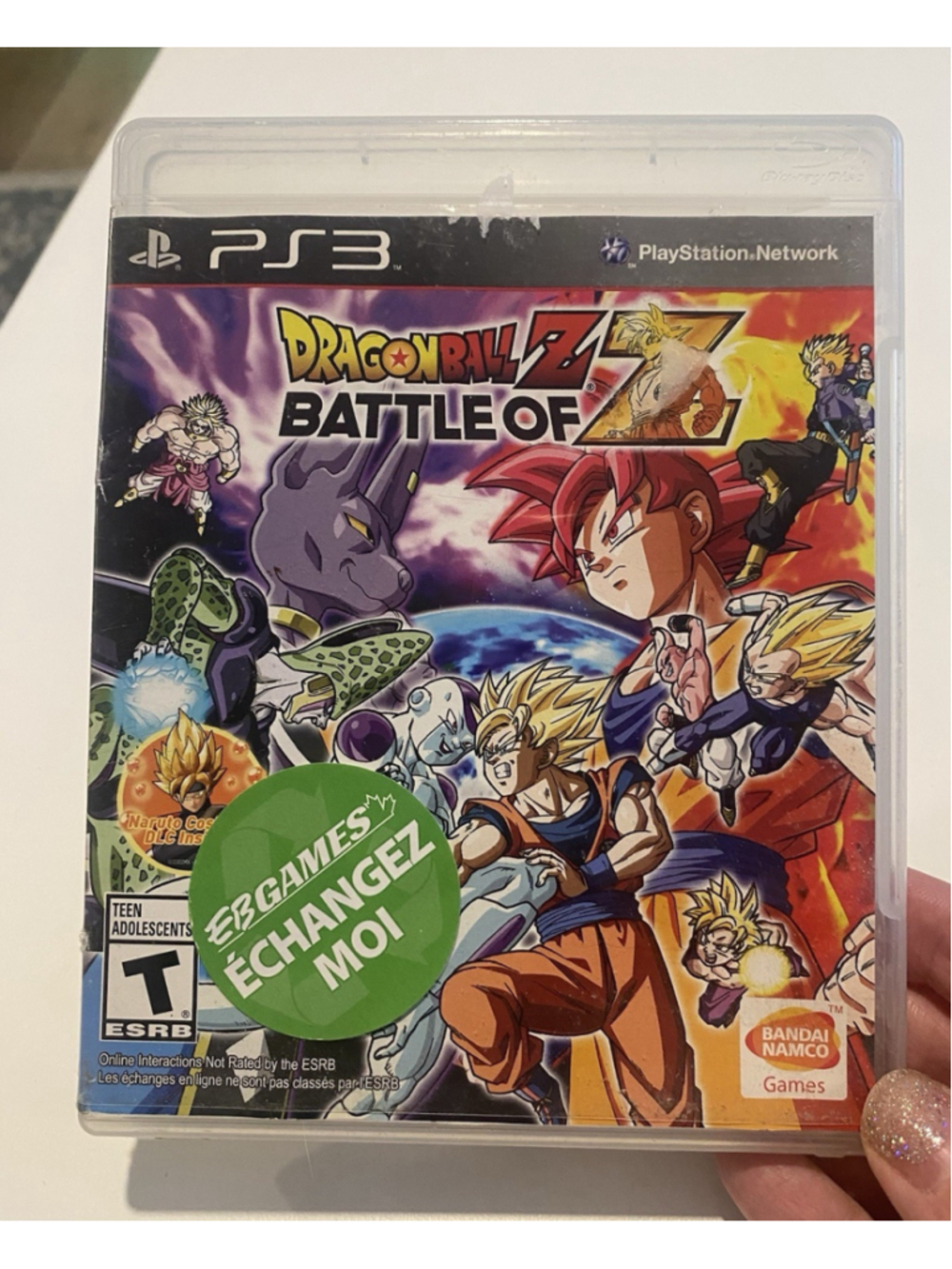 Dragon Ball Z Battle of Z PS3 PlayStation 3 Game CIB Case Disc No Manual